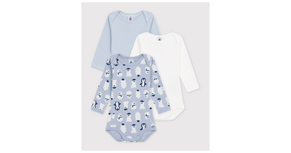 Lot de 3 bodies US manches longues